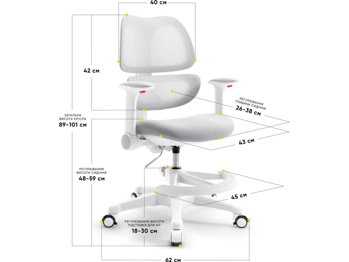 Крісло дитяче Mealux Dream Air G (Y-607 G) — фото 3
